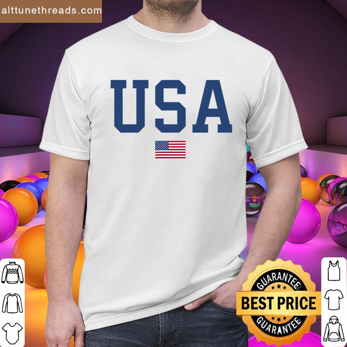 Usa Patriotic American Flag Shirt
